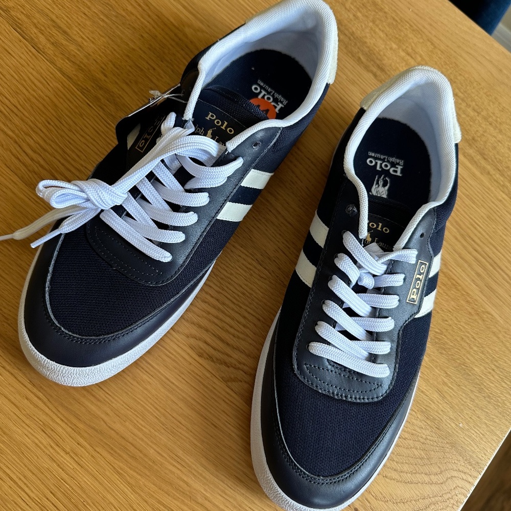 Polo Ralph Lauren Court Suede & Oxford Sneakers size 11